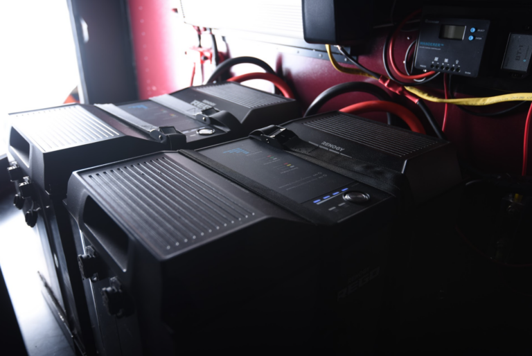Renogy Lithium Battery on Mammoth Overland Trailers