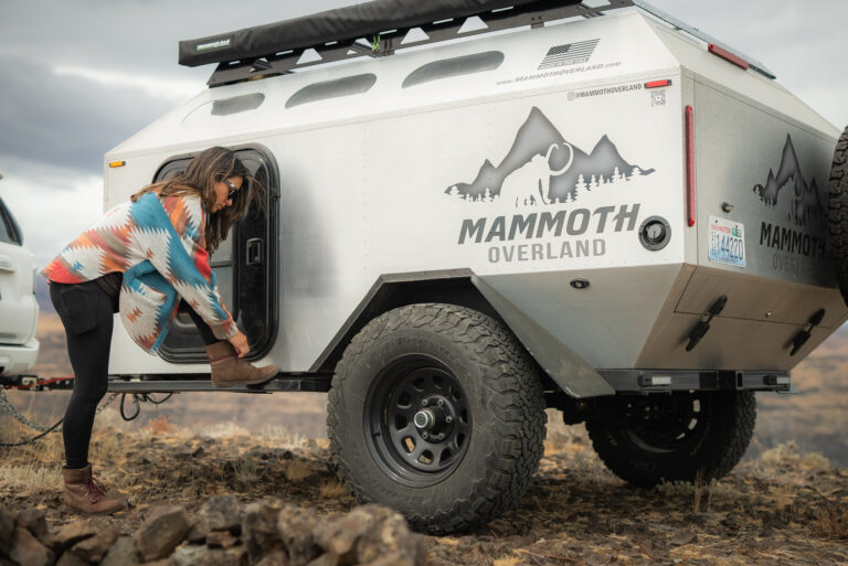 Mammoth Overland HV Teardrop Trailers with Rock sliders