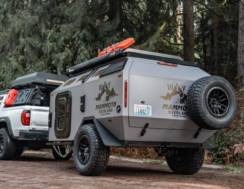 Mammoth overland off road camper teardrop trailers wly model