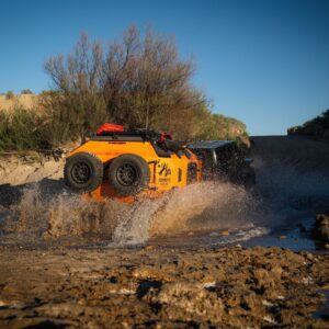 ELE Mammoth overland trailer offroading